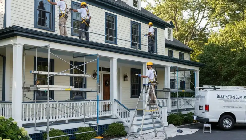 Providence, RI painting company crew providing professional interior and exterior painting services