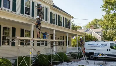 Professional painting crew serving Providence, RI for interior and exterior house painting services