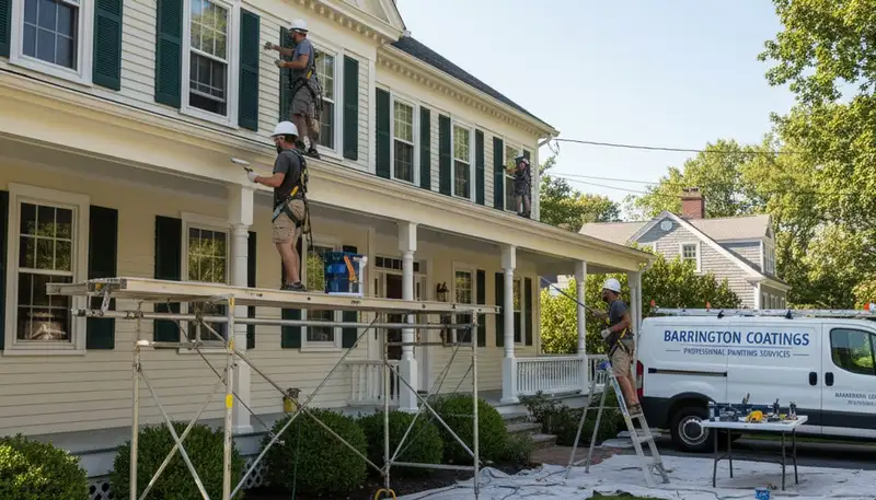 Professional painting crew serving Providence, RI for interior and exterior house painting services