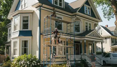 Providence, RI painting contractor providing professional interior and exterior painting services
