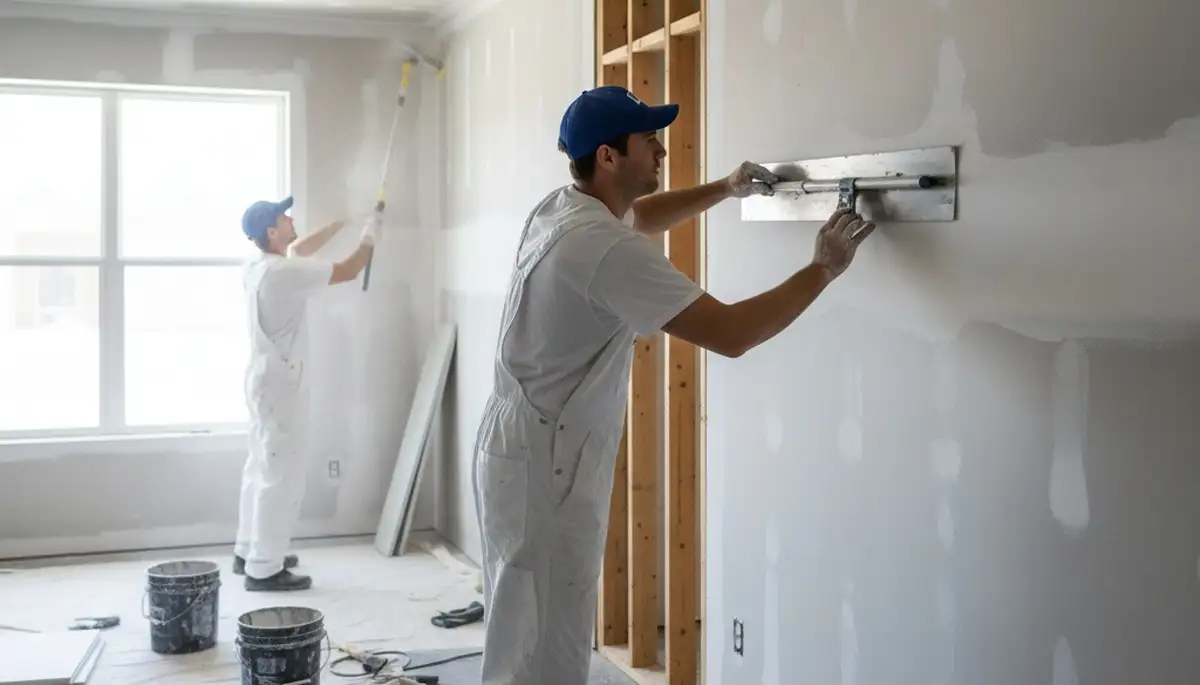 Drywall repair in Providence, RI by Providence Paint Pros for cracks, holes, and wall damage