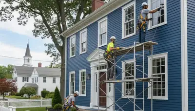 Painting contractor in Providence, RI providing professional interior and exterior painting services