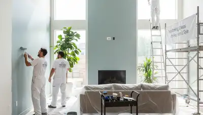 Providence, RI interior house painting service by Providence Paint Pros for fresh, clean home finishes