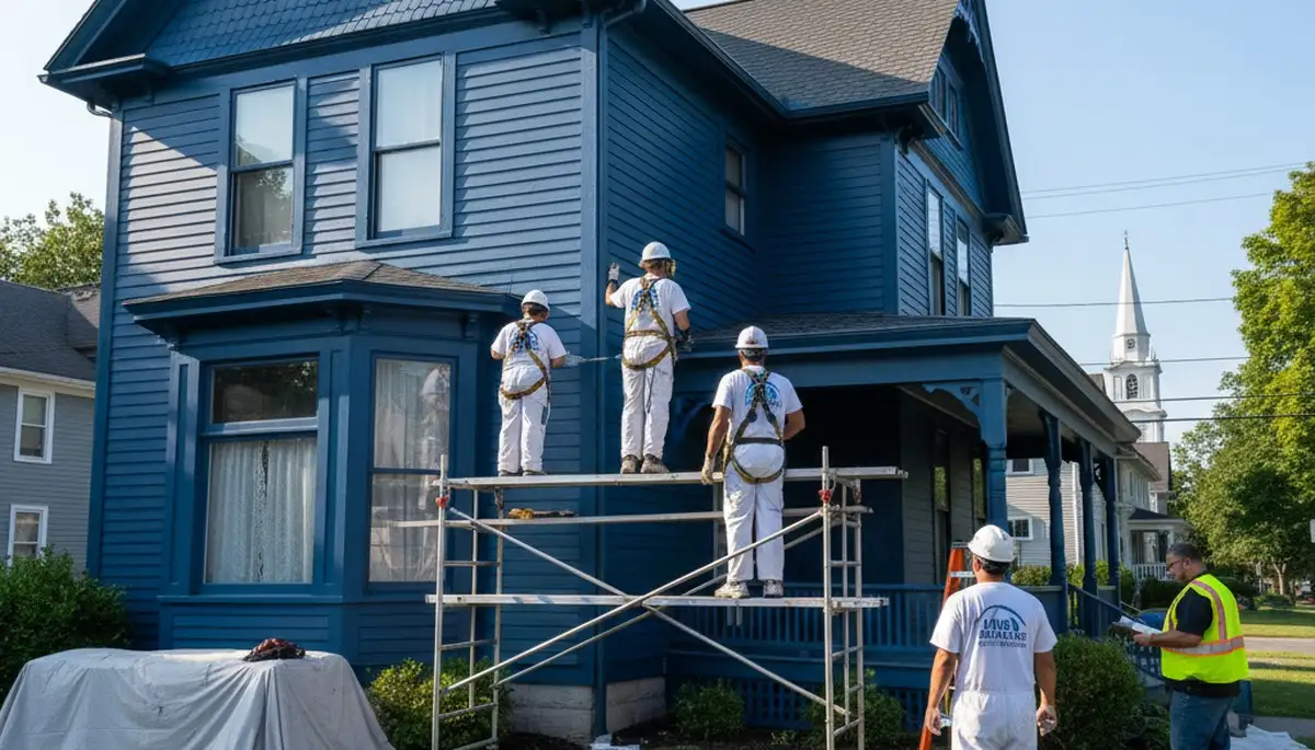 Painting contractor in Providence, RI providing professional residential and commercial painting services