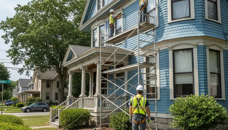 Painting contractor in Providence, RI providing professional interior and exterior painting services