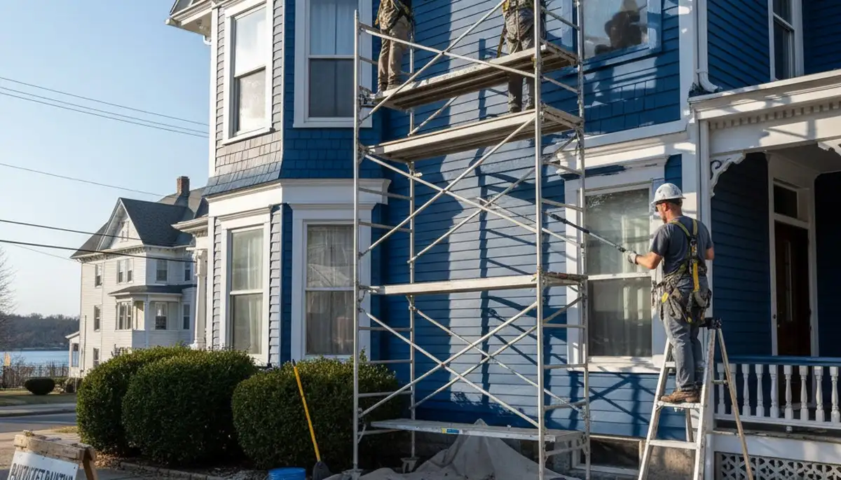 Providence, RI painting crew providing professional interior and exterior painting services