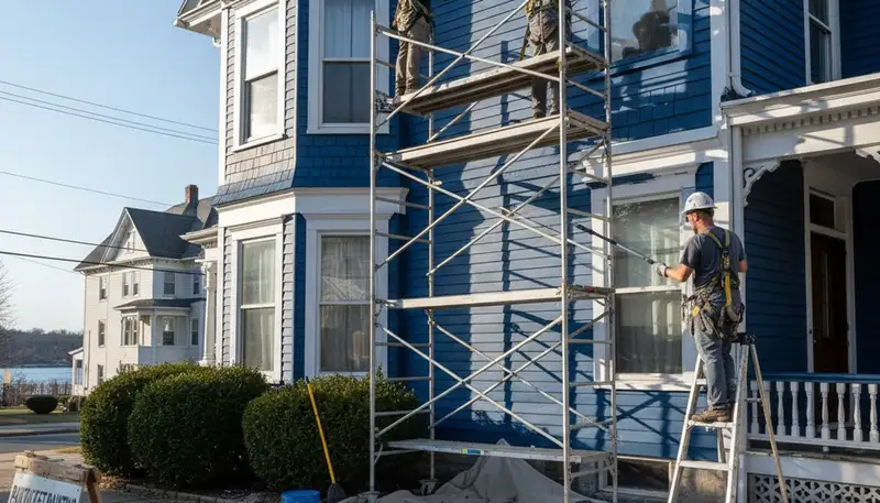 Providence, RI painting crew providing professional interior and exterior painting services