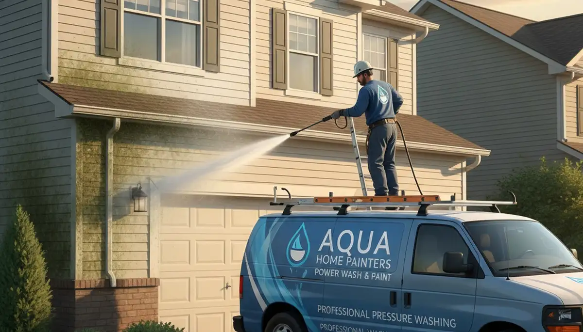 Vinyl siding pressure cleaning in Providence, RI removes mold, mildew, and grime for curb appeal