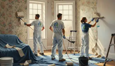 Professional wallpaper removal in Providence, RI for smooth, paint-ready walls