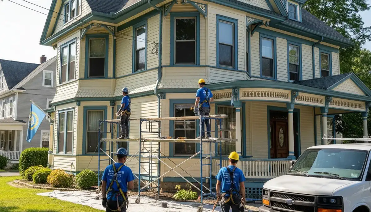 Painting contractors in Providence, RI providing professional interior and exterior painting services